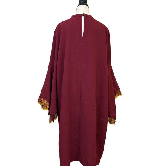 ELOQUII Maroon Dress (18) - Picture 3 of 3